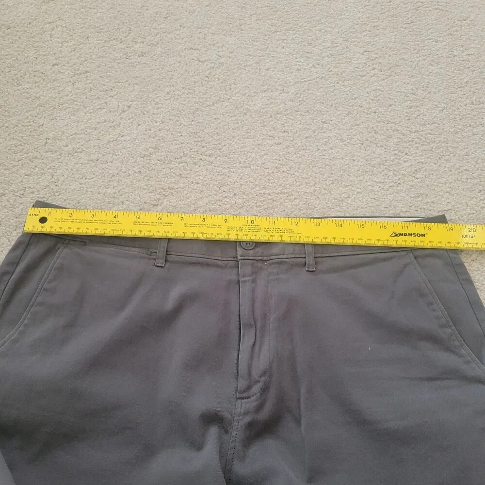 J. Crew 770 Straight Chino Pants Gray Mens Size 36x30 (Actual 38x29)